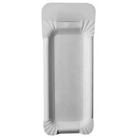 Schaaltjes Karton Ongevoerd "Pure" Rechthoek Wit met Handvat 80 x 210mm Horecavoordeel.com