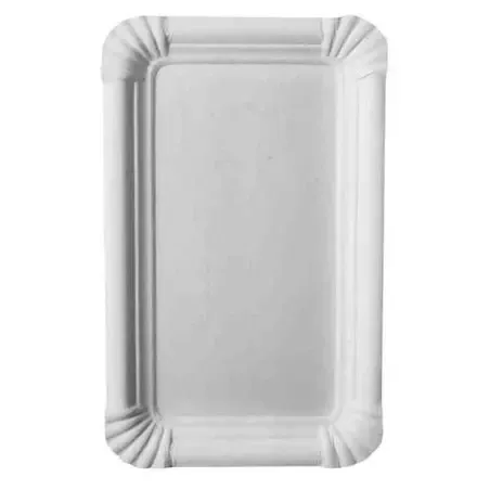 Schaaltjes Karton Ongevoerd "Pure" Rechthoek Wit 110 x 175mm Horecavoordeel.com