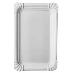 Borden Wit Karton Rechthoek "Pure" 200 x 130mm Horecavoordeel.com
