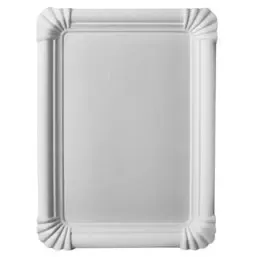 Borden Wit Karton Rechthoek "Pure" 230 x 165mm Horecavoordeel.com