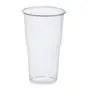 Drinkbekers 500ml "Pure" PLA Glashelder met Schuimkraag "voor Koude Dranken" Ø 95 x 162mm
