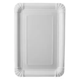 Schaaltjes Karton Ongevoerd "Pure" Rechthoek Wit 165 x 230mm Horecavoordeel.com