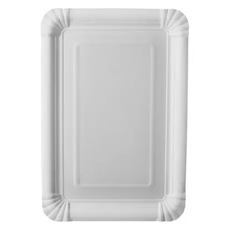 Schaaltjes Karton Ongevoerd "Pure" Rechthoek Wit 165 x 230mm Horecavoordeel.com