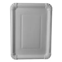 Schaaltjes Karton Ongevoerd "Pure" Rechthoek Wit 215 x 290mm Horecavoordeel.com