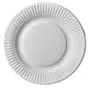 Borden Wit Karton Rond "Pure" Ø 190mm