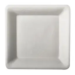 Suikerriet Borden "Pure" "Plein" Wit 155 x 155mm Horecavoordeel.com