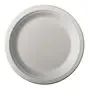 Suikerriet Borden "Pure" 1-Vak Wit Ø 180 x 20mm Horecavoordeel.com