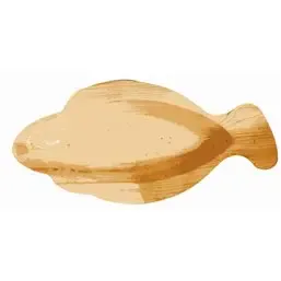 Palmblad Borden "Pure" "Vis" 240 x 110 x 25mm Horecavoordeel.com
