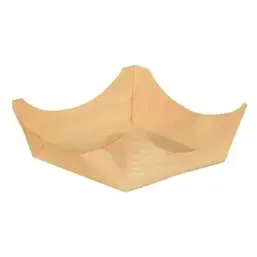 Amuse Schaaltjes van Hout "Pure" 80 x 80 x30mm Horecavoordeel.com