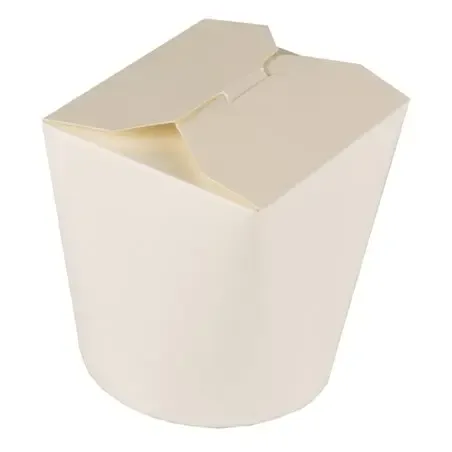 Pastaboxen Karton "Pure" 950ml Wit 110 x 105 x 93mm Horecavoordeel.com