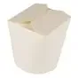 Pastaboxen Karton "Pure" 950ml Wit 110 x 105 x 93mm Horecavoordeel.com