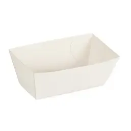 Snackbakjes Karton "Good Food" 70 x 30 x 35mm Wit  Horecavoordeel.com