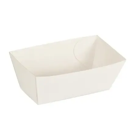 Snackbakjes Karton "Good Food" 70 x 30 x 35mm Wit  Horecavoordeel.com