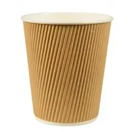 Drinkbekers 100ml "Pure" Karton "Ripple Wall" Ø 60 x 60mm Horecavoordeel.com