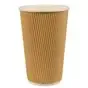 Drinkbekers 400ml "Pure" Karton "Ripple Wall" Ø 90 x 137mm Horecavoordeel.com