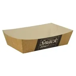 Snackbakjes A9 Karton "Good Food" 120 x 70 x 35mm  Horecavoordeel.com
