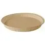 Bakvormen Pergamentpapier "Pure" Bruin 835ml Ø 246 x 23mm Horecavoordeel.com