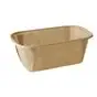Bakvormen Pergamentpapier "Pure" Rechthoek Bruin 167ml 110 x 65 x 40mm Horecavoordeel.com