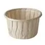 Bakvormen Pergamentpapier "Pure" Bruin 105ml Ø 70 x 40mm Horecavoordeel.com
