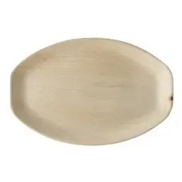 Dienbladen Palmblad "Pure" Ovaal 370 x 250 x 30mm Horecavoordeel.com