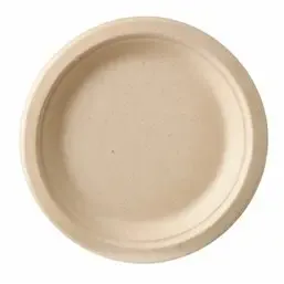 Suikerriet Borden "Pure" 1-Vak "Naturel" Ø 150 x 20mm Horecavoordeel.com