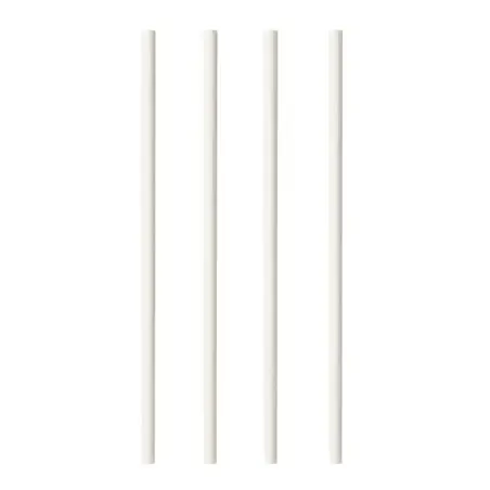 Drinkrietjes Papier Wit "Pure" Ø 6 x 200mm Horecavoordeel.com