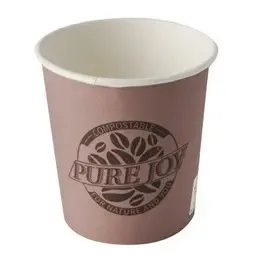 Drinkbekers 100ml "Pure" Karton Paars "Pure Joy" Ø 60 x 60mm  Horecavoordeel.com