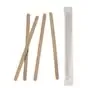 Roerstaafjes Hout "Pure" Per stuk verpakt 110 x 5mm Horecavoordeel.com