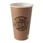 Drinkbekers 400ml "Pure" Bruin Karton "Pure Joy" Ø 90 x 139mm  Horecavoordeel.com