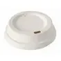 Dome Deksels van Suikerriet "Pure" Rond Wit Ø 80mm Horecavoordeel.com