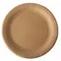Borden Bruin Karton Rond "Pure" Ø 230mm