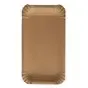 Schaaltjes Karton Ongevoerd "Pure" Rechthoek Bruin 110 x 175mm Horecavoordeel.com