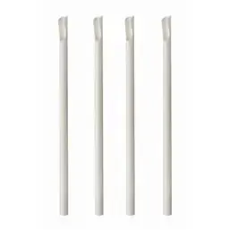 Lepelrietjes Papier Wit "Pure" Ø 8 x 200mm Horecavoordeel.com