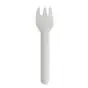 Snackvorkjes Papier "Pure" Wit met Snijrand 127mm Horecavoordeel.com