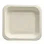 Topseal Menuschalen Suikerriet "Pure" Rechthoek 1-Vak Wit 265 x 245 x 42mm  Horecavoordeel.com