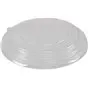 Deksels PET voor Saladebakken Bruin Kraft 150mm