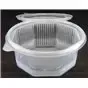 Ripboxx Saladebak 375cc PP Transparant Met Afscheurbare klapdeksel