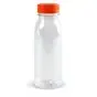 Flesje 250ml APET met Oranje Dop Transparant Horecavoordeel.com
