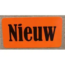 Etiket Rechthoek 40 x 20mm NIEUW (KM)