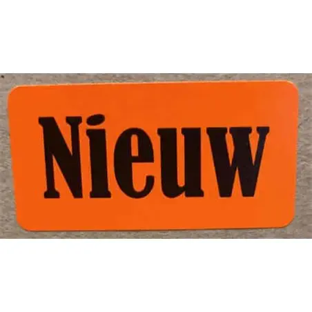 Etiket Rechthoek 40 x 20mm NIEUW (KM)