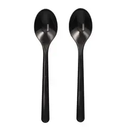 Koffielepels Zwart "Bio PP" Extra Stevig  130mm