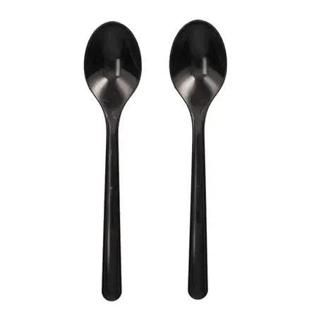 Koffielepels Zwart "Bio PP" Extra Stevig  130mm