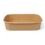 Maaltijdbakken 500cc Karton Bruin 173 x 123 x 40mm -horecavoordeel.com-