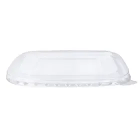Deksels PP voor Maaltijdbakken Karton Bruin 173 x 123 x 10mm -horecavoordeel.com-
