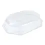Catering Deksels Hoog voor Cateringschalen RPET 290mm -horecavoordeel.com-