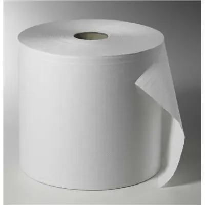 Poetsrollen Schoonmaakvellen Wit 1500 Vel 2-Laags  Ø 330 x 380 x 280mm Kern Ø 70mm -horecavoordeel.com-