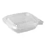 Saladebakken + Vaste Deksel 150cc PP Rechthoek Transparant 40 x 115 x 120mm -horecavoordeel.com-