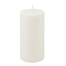 Stompkaarsen Wit 100% Stearine Volledig Gekleurd  Ø 70 x 150mm -horecavoordeel.com-