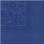 Servetten Donkerblauw "Ornaments" "ROYAL Collection" 1/4 Vouw 400 x 400mm -horecavoordeel.com-