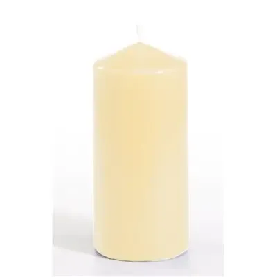 Stompkaarsen Crème Ø 60 x 130mm -horecavoordeel.com-